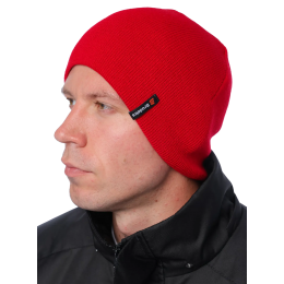 Шапка Brodeks Light Bicolor красный/черный