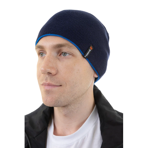 Шапка двухсторонняя Brodeks Light Bicolor синий/синий 