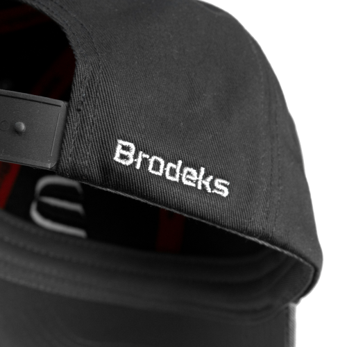 Бейсболка Brodeks KM130, серый/черный