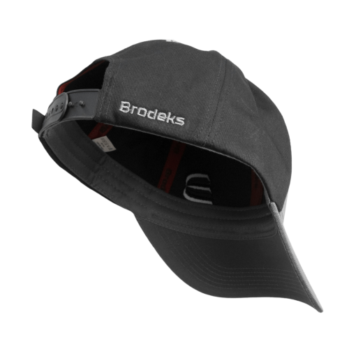 Бейсболка Brodeks KM130, серый/черный