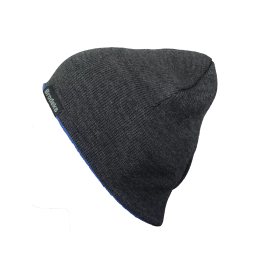 Шапка Brodeks Light Bicolor KM147, синий/серый