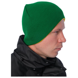 Шапка Brodeks Light Bicolor зеленый/желтый