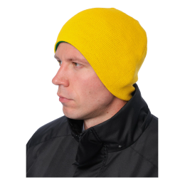 Шапка Brodeks Light Bicolor зеленый/желтый