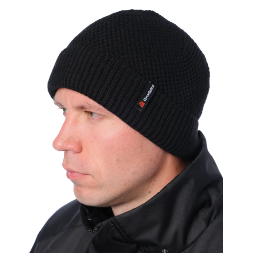 Шапка Brodeks Regular Fleece Warming черный 