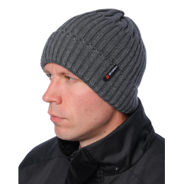 Шапка Brodeks Regular Fleece Lining т.серый