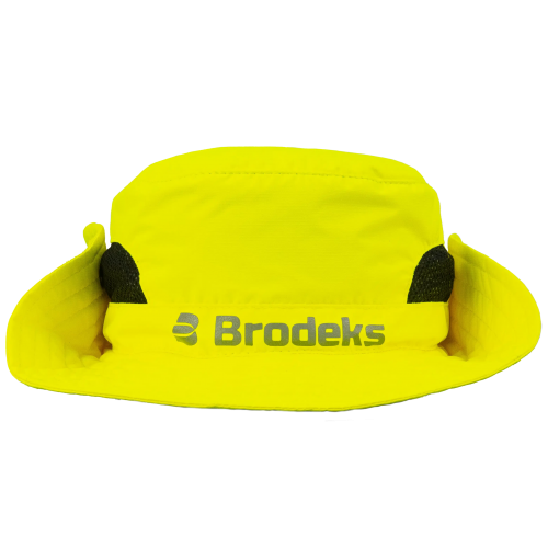 Панама рабочая Brodeks KM121, желтый 
