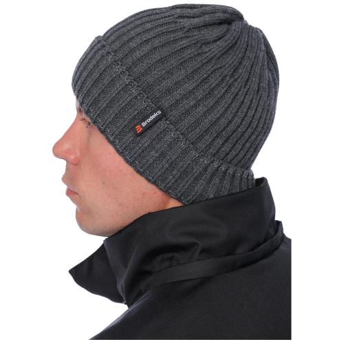 Шапка Brodeks Regular Fleece Lining т.серый 