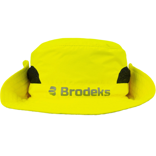 Панама рабочая Brodeks KM121, желтый 