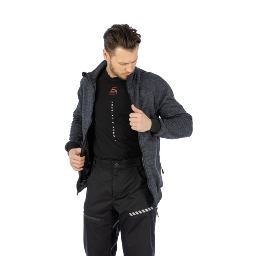 Флисовая толстовка Brodeks KS 241 cation, серый 