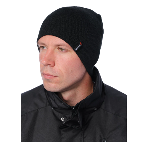 Шапка двухсторонняя Brodeks Light Bicolor черный/серый 