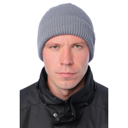 Шапка Brodeks Regular Fleece Warming серый