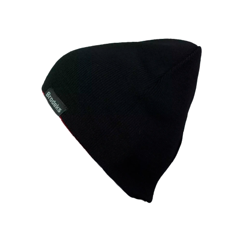 Шапка двухсторонняя Brodeks Light Bicolor KM147, бордовый/черный																														 