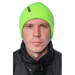 Шапка Brodeks Light Longer HV салатовый