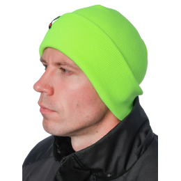 Шапка Brodeks Light Longer HV салатовый