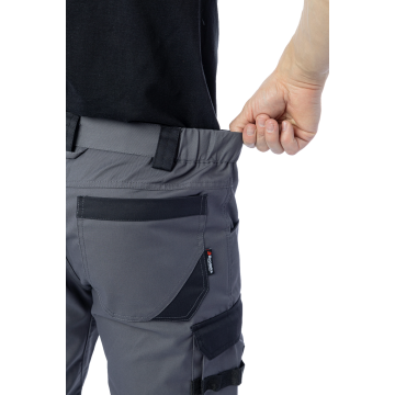 Летние брюки Brodeks KS 302 C, графит серый/черный