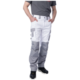Летние брюки Brodeks KS 302, белый