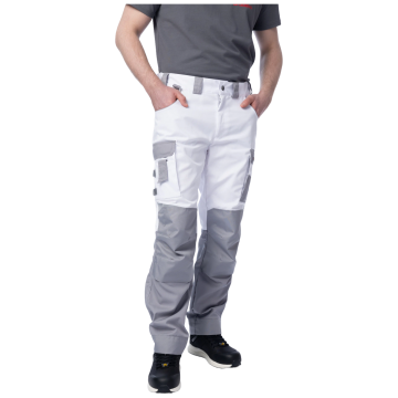 Летние брюки Brodeks KS 302, белый
