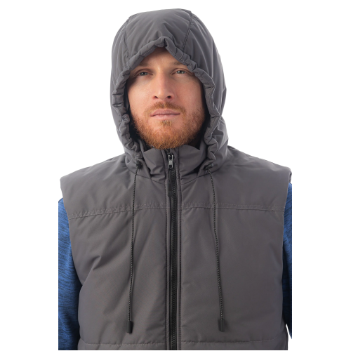 Утепленный жилет Brodeks KW 112, серый