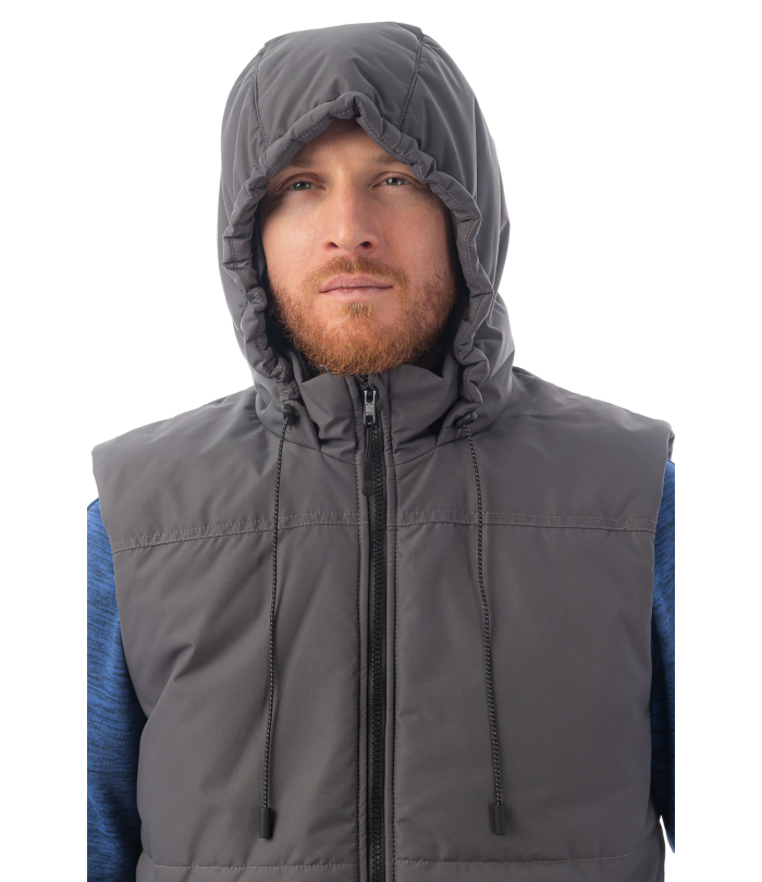 Жилет зимний Brodeks KW 112, серый