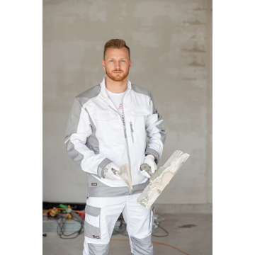 Летние брюки Brodeks KS 302, белый
