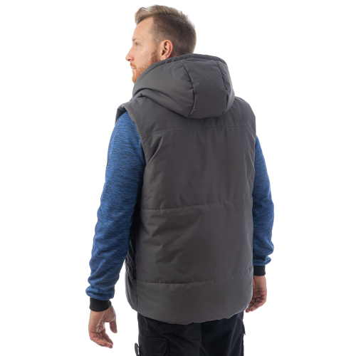 Утепленный жилет Brodeks KW 112, серый