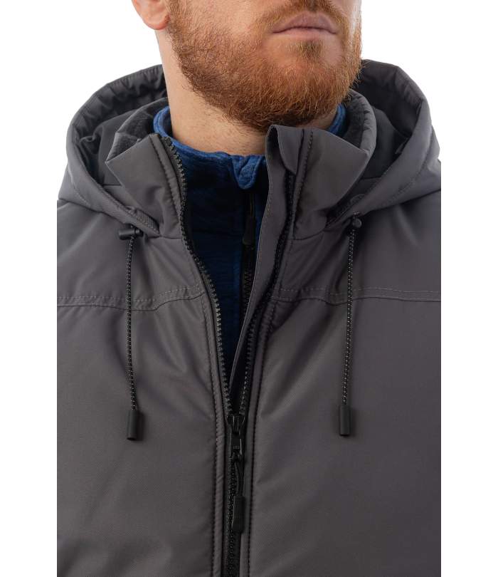 Жилет зимний Brodeks KW 112, серый