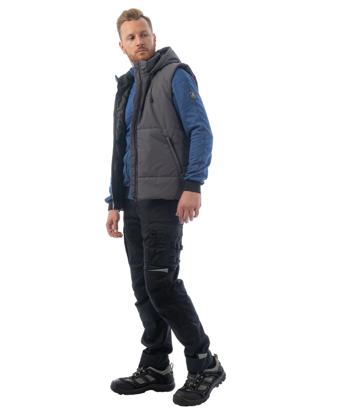 Жилет зимний Brodeks KW 112, серый