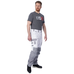 Летние брюки Brodeks KS 302, белый