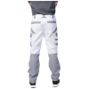 Брюки мужские летние Brodeks KS 302, белый/серый
