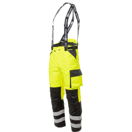 Зимние сигнальные брюки Brodeks KW 308, желтый/черный