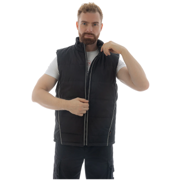 Жилет зимний Brodeks KW 101, черный