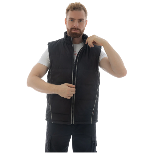 Утепленный жилет Brodeks KW 101, черный