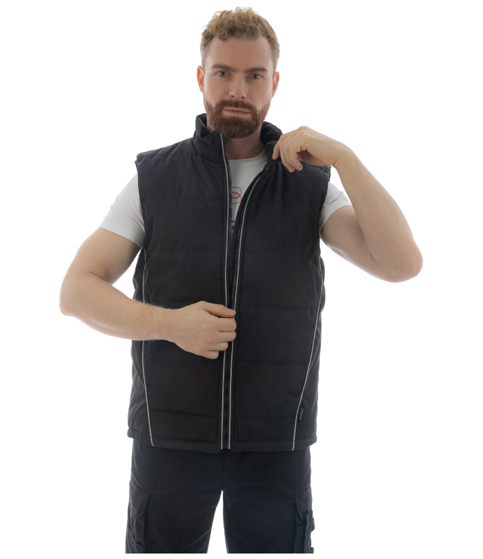 Жилет зимний Brodeks KW 101, черный