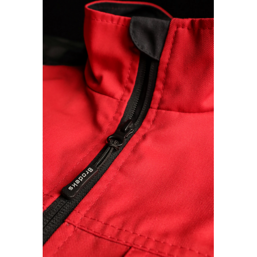 Куртка мужская летняя Brodeks KS 202, красный/черный 