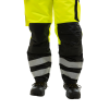 Зимние сигнальные брюки Brodeks KW 308, желтый/черный 