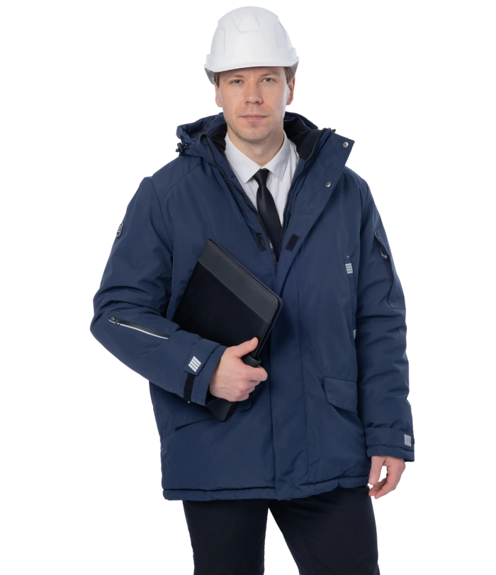 Парка мужская зимняя Brodeks KW 204, синий