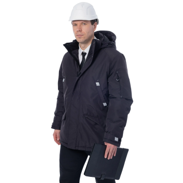 Парка мужская зимняя Brodeks KW 204, черный