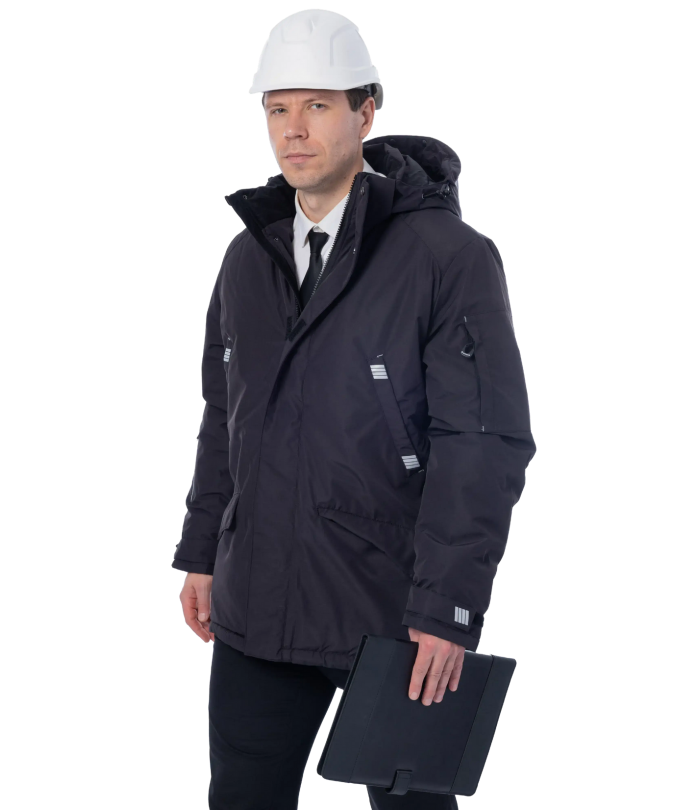Парка мужская зимняя Brodeks KW 204, черный