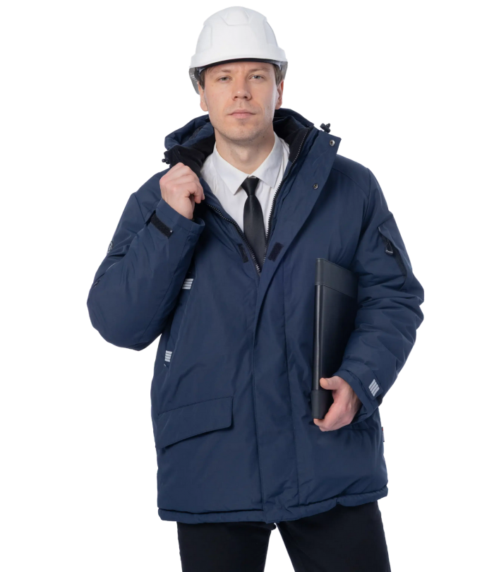 Парка мужская зимняя Brodeks KW 204, синий
