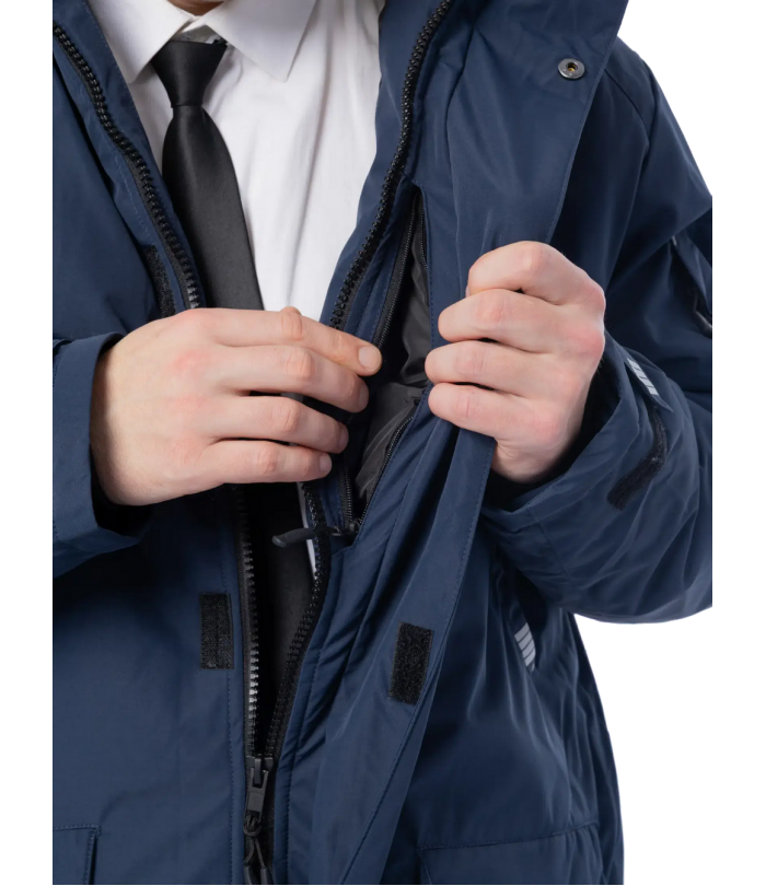 Парка мужская зимняя Brodeks KW 204, синий