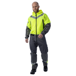 Летний комбинезон Brodeks KS 503, желтый/серый
