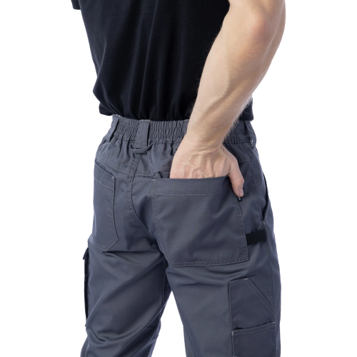 Летние мужские брюки Brodeks KS 301, серый 