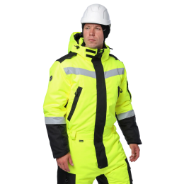 Зимний комбинезон Brodeks KW 505, желтый/черный