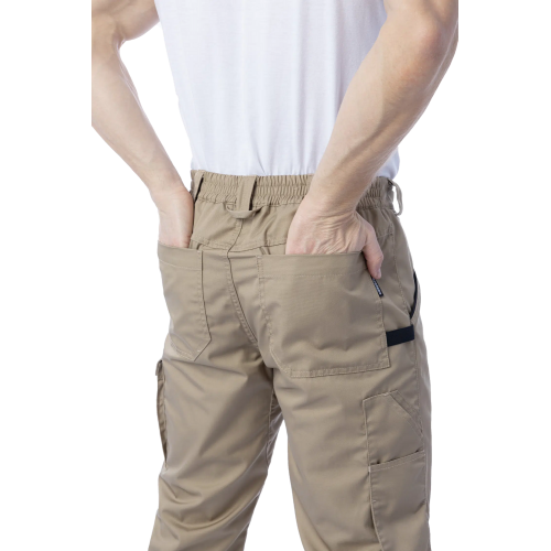 Летние мужские брюки Brodeks KS 301, бежевый 