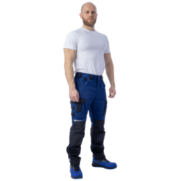 Летние брюки Brodeks KS 302, синий/черный