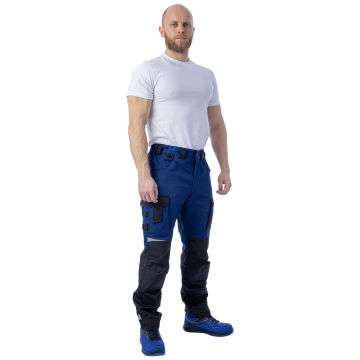 Летние брюки Brodeks KS 302, синий/черный