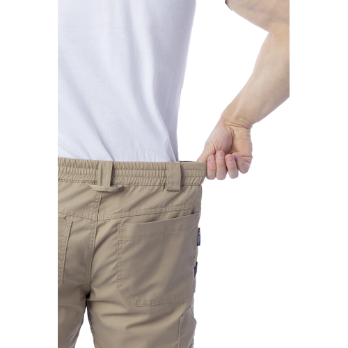 Летние мужские брюки Brodeks KS 301, бежевый 