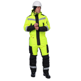 Зимний комбинезон Brodeks KW 505, желтый/черный