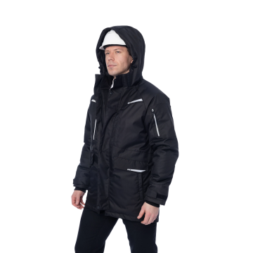  Парка мужская зимняя Brodeks KW 215, черный