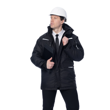  Парка мужская зимняя Brodeks KW 215, черный